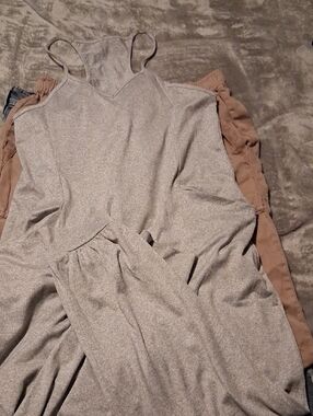 SHEIN Gray Sleeveless Jumpsuit